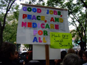 Some of what We The people want Occupy Seattle - Voices of Freedom, Occupy Seattle peaceful protest for freedom